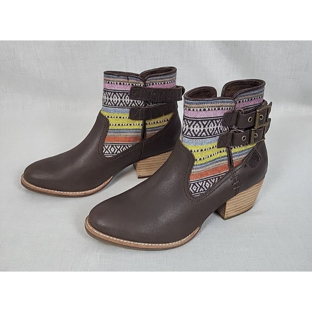 Caterpillar Bethany Women's Boots NWOT Sz 7 Multi Color Tribal Boho By CAT